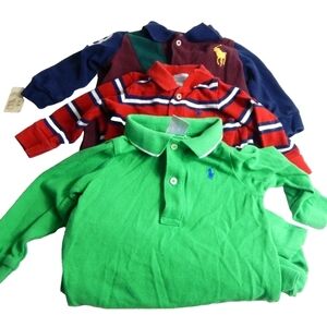 Ralph Lauren Baby Bundle Of 3 Coveralls